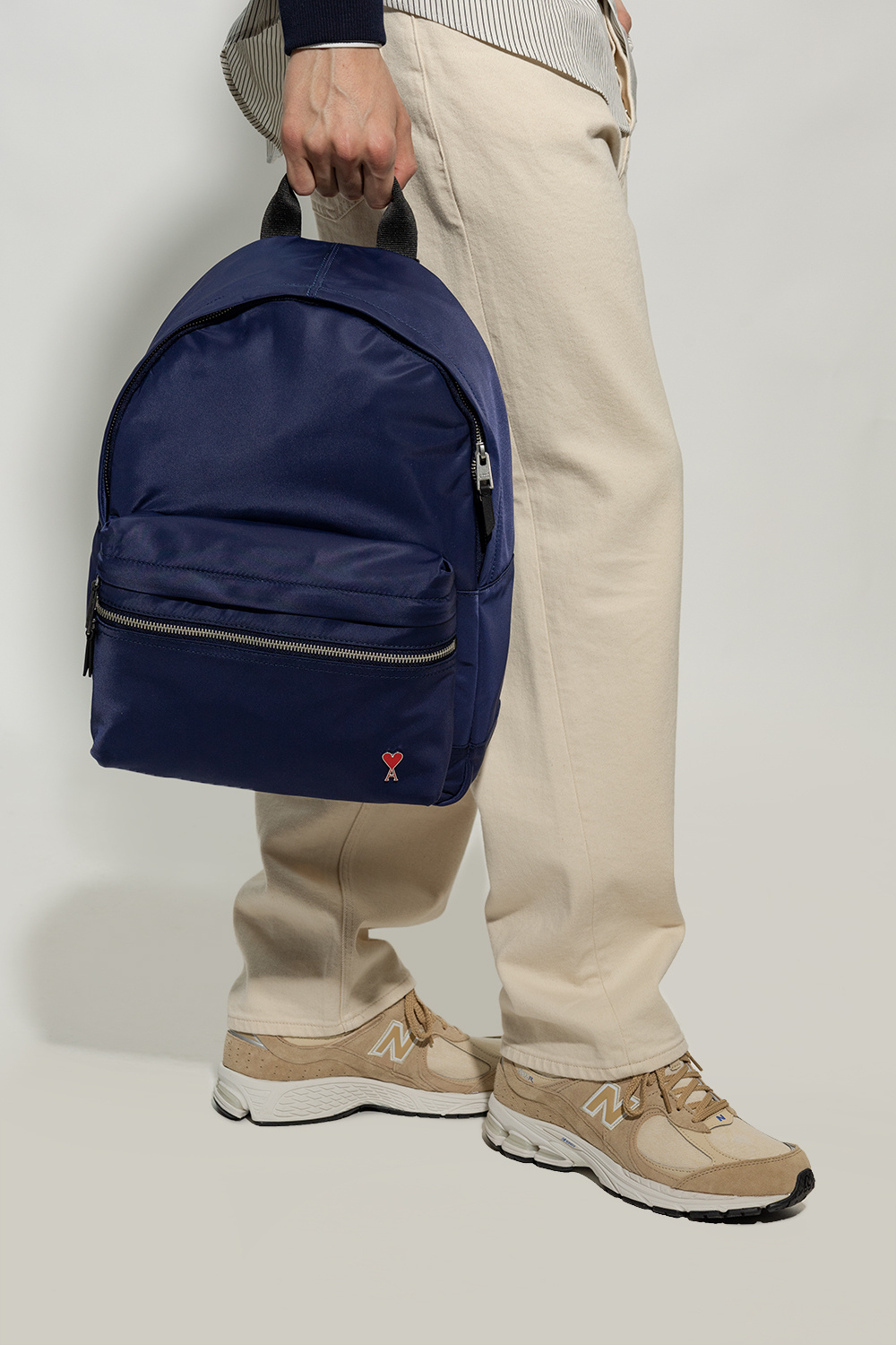 SchaferandweinerShops Italy - Navy blue Backpack with logo